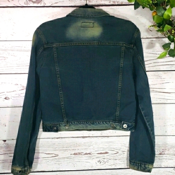 STEVE & BARRYS Button Up Faded Jean Jacket Size M - Picture 7 of 8